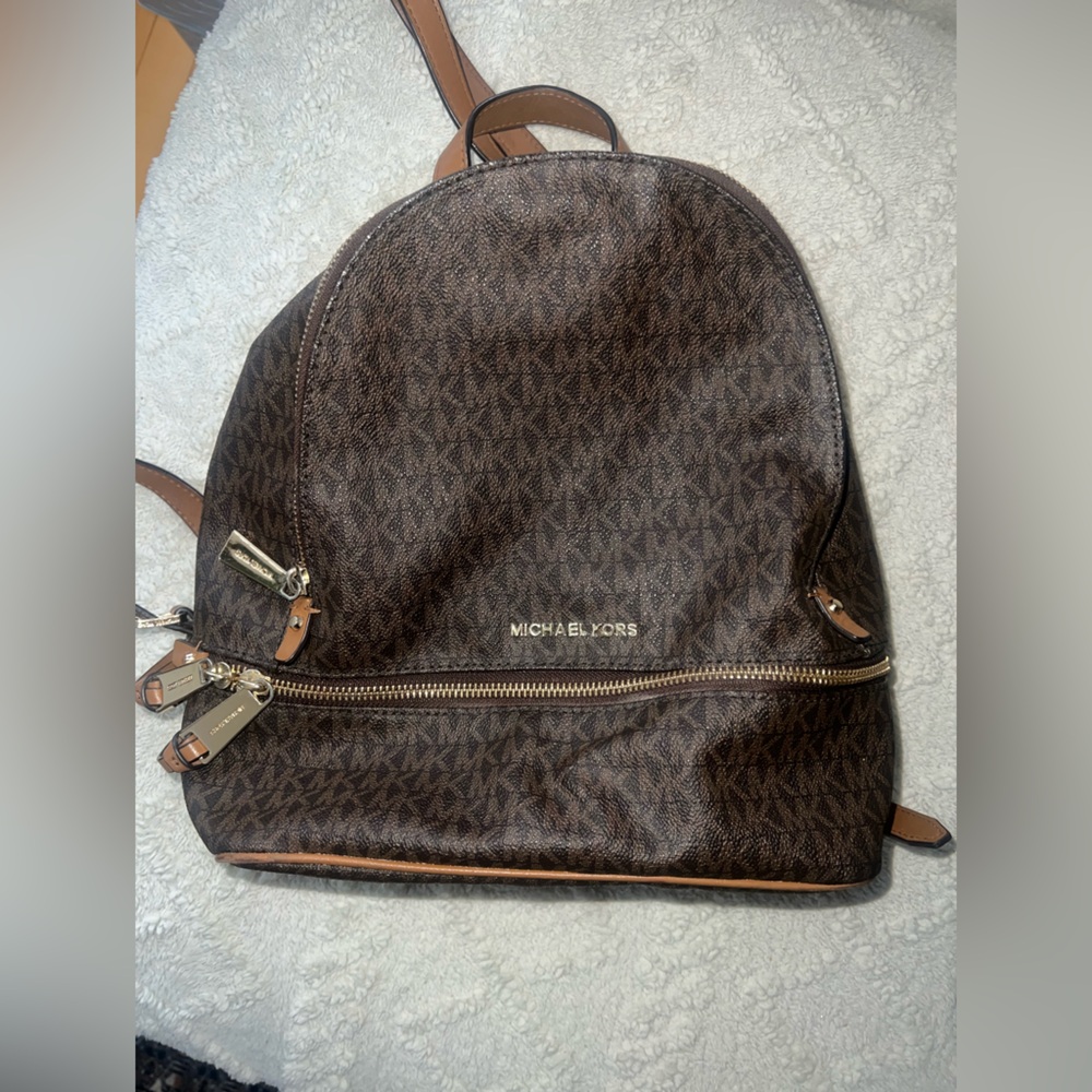 Michael Kors Brown Backpack